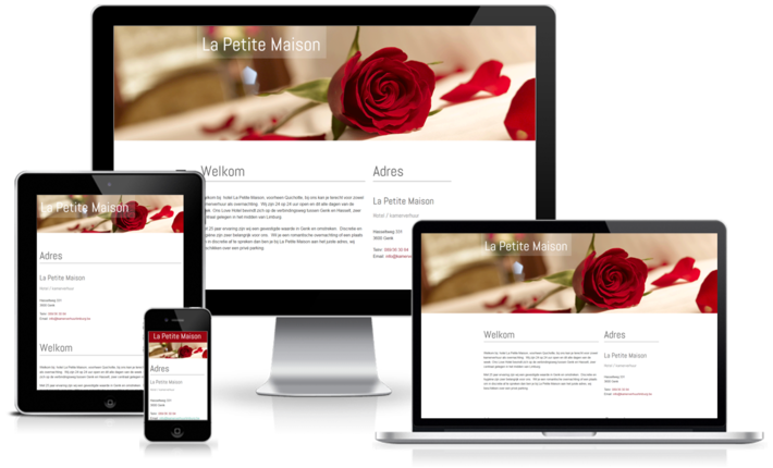 Happit webdesign : project La petite maison